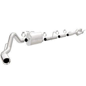 Ford Super Duty F250 Performance Exhaust - Rear Passenger Side - Magnaflow - Street Series Cat-Back, Single Rear Exit, 5in Tip - `11-`16