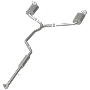 Honda Accord Performance Exhaust - Rear - Magnaflow - Cat Back Dual Split Rear - Polished - `13-`17