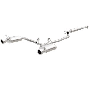 Honda Accord Performance Exhaust - Rear - Magnaflow - Cat Back Dual Split Rear - Polished - `13-`17