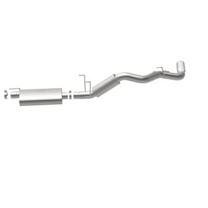 Ram 2500 Performance Exhaust - Single Passenger Side Rear Exit - Magnaflow - Street Series Cat-Back - Polished - `14-`15