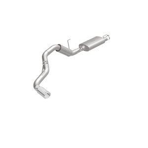 Ram 2500 Performance Exhaust - Single Passenger Side Rear Exit - Magnaflow - Street Series Cat-Back - Polished - `14-`15