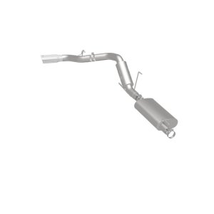 Ram 2500 Performance Exhaust - Single Passenger Side Rear Exit - Magnaflow - Street Series Cat-Back - Polished - `14-`15