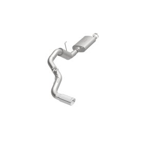 Ram 2500 Performance Exhaust - Single Passenger Side Rear Exit - Magnaflow - Street Series Cat-Back - Polished - `14-`15