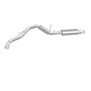 Ram 2500 Performance Exhaust - Single Passenger Side Rear Exit - Magnaflow - Street Series Cat-Back - Polished - `14-`15