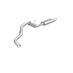Ram 2500 Performance Exhaust - Single Passenger Side Rear Exit - Magnaflow - Street Series Cat-Back - Polished - `14-`15