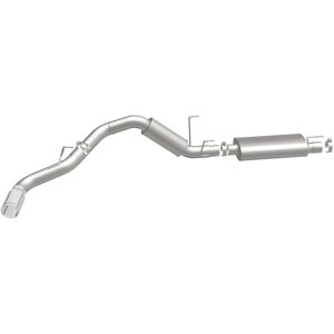 Ram 2500 Performance Exhaust - Single Passenger Side Rear Exit - Magnaflow - Street Series Cat-Back - Polished - `14-`15