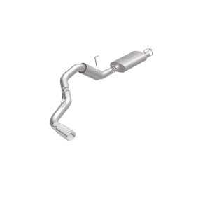 Ram 2500 Performance Exhaust - Single Passenger Side Rear Exit - Magnaflow - Street Series Cat-Back - Polished - `14-`15