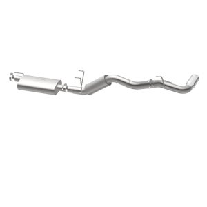 Ram 2500 Performance Exhaust - Single Passenger Side Rear Exit - Magnaflow - Street Series Cat-Back - Polished - `14-`15