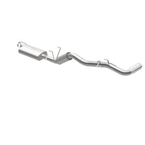 Ram 2500 Performance Exhaust - Single Passenger Side Rear Exit - Magnaflow - Street Series Cat-Back - Polished - `14-`15