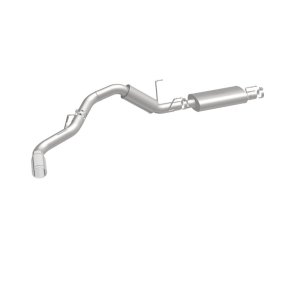 Ram 2500 Performance Exhaust - Single Passenger Side Rear Exit - Magnaflow - Street Series Cat-Back - Polished - `14-`15