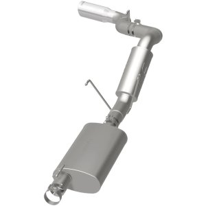 Ram 2500 Performance Exhaust - Single Passenger Side Rear Exit - Magnaflow - Street Series Cat-Back - Polished - `14-`15