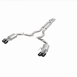 Ford Mustang Performance Exhaust - Rear - Magnaflow - Competition Series Cat Back with Carbon Fiber Tips - `15-`20