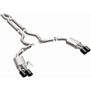 Ford Mustang Performance Exhaust - Rear - Magnaflow - Competition Series Cat Back with Carbon Fiber Tips - `15-`20