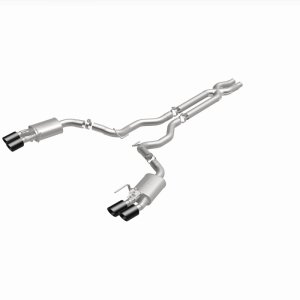 Ford Mustang Performance Exhaust - Rear - Magnaflow - Competition Series Cat Back with Carbon Fiber Tips - `15-`20