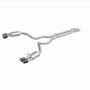 Ford Mustang Performance Exhaust - Rear - Magnaflow - Competition Series Cat Back with Carbon Fiber Tips - `15-`20