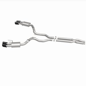 Ford Mustang Performance Exhaust - Rear - Magnaflow - Competition Series Cat Back with Carbon Fiber Tips - `15-`20