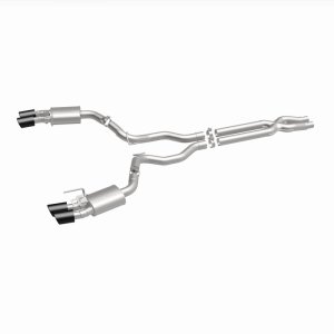 Ford Mustang Performance Exhaust - Rear - Magnaflow - Competition Series Cat Back with Carbon Fiber Tips - `15-`20