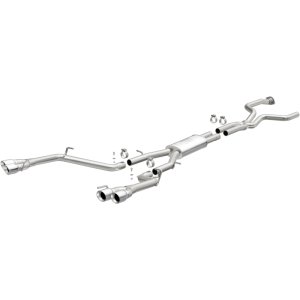 Cadillac CT6 Performance Exhaust - Rear - Magnaflow - Street Series Cat Back - Polished - `16-`19