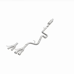 Hyundai Veloster Performance Exhaust - Rear - Magnaflow - Street Series Cat Back - Polished - `13-`17