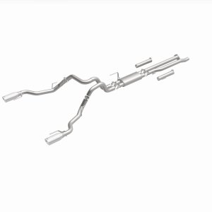Ford F-150 Performance Exhaust - Rear - Magnaflow - Cat Back, Dual Split Rear Exit, Street Series - `17-`20 Ford F-150 Performance Exhaust - Rear - Magnaflow - Cat Back, Dual Split Rear Exit, Street Series - `17-`20