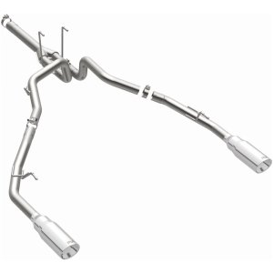 Ram 1500 Performance Exhaust - Rear - Magnaflow - DPF Back, Dual Split Rear Exit - Polished - `14-`18