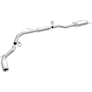 Honda Ridgeline Performance Exhaust - Single Passenger Side Rear - Magnaflow - Cat Back Street Series - Polished - `17-`20
