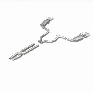 Ford Mustang Performance Exhaust - Rear - Magnaflow - Competition Series Cat-Back Dual Exit with 4in Polished Tips - `18-`23