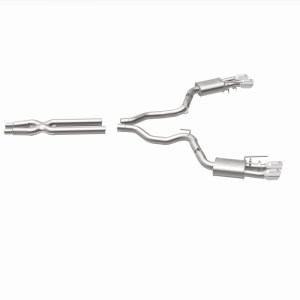 Ford Mustang Performance Exhaust - Rear - Magnaflow - Competition Series Cat-Back Dual Exit with 4in Polished Tips - `18-`23