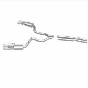 Ford Mustang Performance Exhaust - Rear - Magnaflow - Competition Series Cat-Back Dual Exit with 4in Polished Tips - `18-`23