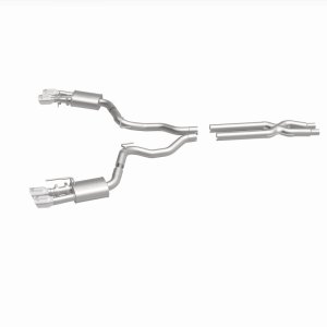 Ford Mustang Performance Exhaust - Rear - Magnaflow - Competition Series Cat-Back Dual Exit with 4in Polished Tips - `18-`23