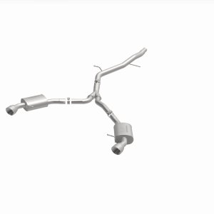 Audi A5 Sportback Performance Exhaust - Rear - Magnaflow - Cat Back, Dual Exit - Polished - `18-`19