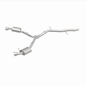 Audi A5 Sportback Performance Exhaust - Rear - Magnaflow - Cat Back, Dual Exit - Polished - `18-`19