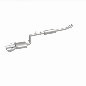 Toyota Camry Performance Exhaust - Passenger Side Rear - Magnaflow - Street Series Cat-Back, Dual Straight Exit - Polished Stainless - `18-`24
