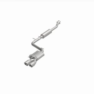 Toyota Camry Performance Exhaust - Passenger Side Rear - Magnaflow - Street Series Cat-Back, Dual Straight Exit - Polished Stainless - `18-`24