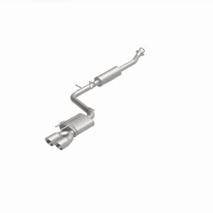 Toyota Camry Performance Exhaust - Passenger Side Rear - Magnaflow - Street Series Cat-Back, Dual Straight Exit - Polished Stainless - `18-`24