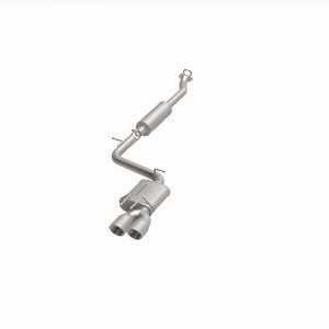 Toyota Camry Performance Exhaust - Passenger Side Rear - Magnaflow - Street Series Cat-Back, Dual Straight Exit - Polished Stainless - `18-`24