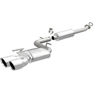 Toyota Camry Performance Exhaust - Passenger Side Rear - Magnaflow - Street Series Cat-Back, Dual Straight Exit - Polished Stainless - `18-`24