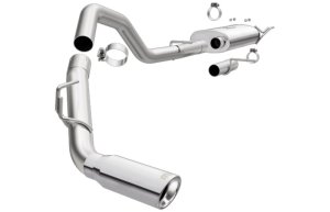 Ford Expedition Performance Exhaust - Single Rear Exit - Magnaflow - Cat Back, Street Series - Polished Stainless - `18-`24