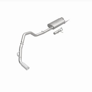 Ford Expedition Performance Exhaust - Single Rear Exit - Magnaflow - Cat Back, Street Series - Polished Stainless - `18-`24
