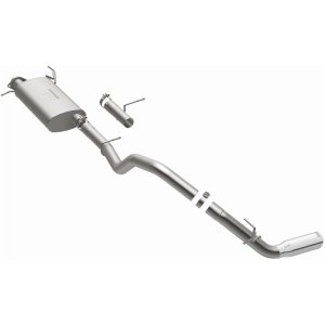 Ford Expedition Performance Exhaust - Single Rear Exit - Magnaflow - Cat Back, Street Series - Polished Stainless - `18-`24
