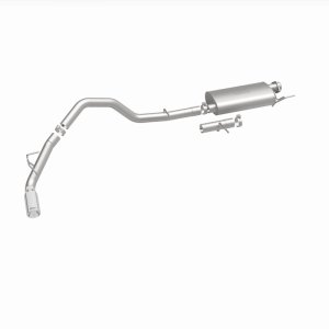 Ford Expedition Performance Exhaust - Single Rear Exit - Magnaflow - Cat Back, Street Series - Polished Stainless - `18-`24