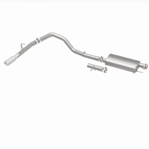 Ford Expedition Performance Exhaust - Single Rear Exit - Magnaflow - Cat Back, Street Series - Polished Stainless - `18-`24