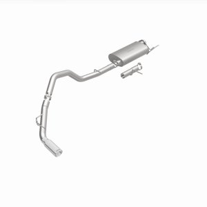 Ford Expedition Performance Exhaust - Single Rear Exit - Magnaflow - Cat Back, Street Series - Polished Stainless - `18-`24