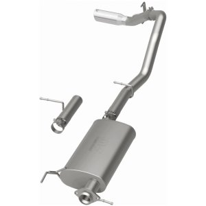 Ford Expedition Performance Exhaust - Single Rear Exit - Magnaflow - Cat Back, Street Series - Polished Stainless - `18-`24