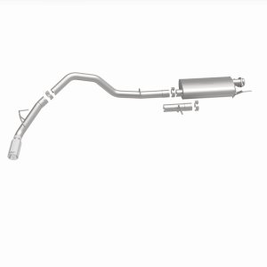 Ford Expedition Performance Exhaust - Single Rear Exit - Magnaflow - Cat Back, Street Series - Polished Stainless - `18-`24
