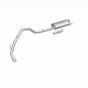 Ford Expedition Performance Exhaust - Single Rear Exit - Magnaflow - Cat Back, Street Series - Polished Stainless - `18-`24