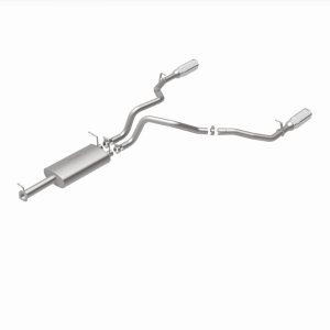 Ram 1500 Performance Exhaust - Rear - Magnaflow - Street Series Cat-Back, Dual Split Rear Exit, 5in. Polished Welded-On Double Wall Tips - Polished - `19-`23 Ram 1500 Performance Exhaust - Rear - Magnaflow - Street Series Cat-Back, Dual Split Rear Exit, 5in. Polished Welded-On Double Wall Tips - Polished - `19-`23