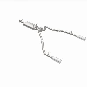 Ram 1500 Performance Exhaust - Rear - Magnaflow - Street Series Cat-Back, Dual Split Rear Exit, 5in. Polished Welded-On Double Wall Tips - Polished - `19-`23 Ram 1500 Performance Exhaust - Rear - Magnaflow - Street Series Cat-Back, Dual Split Rear Exit, 5in. Polished Welded-On Double Wall Tips - Polished - `19-`23