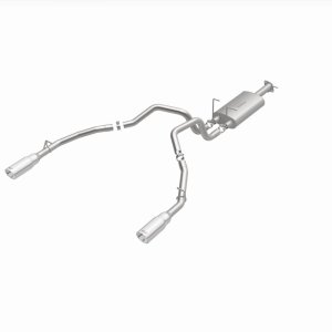 Ram 1500 Performance Exhaust - Rear - Magnaflow - Street Series Cat-Back, Dual Split Rear Exit, 5in. Polished Welded-On Double Wall Tips - Polished - `19-`23 Ram 1500 Performance Exhaust - Rear - Magnaflow - Street Series Cat-Back, Dual Split Rear Exit, 5in. Polished Welded-On Double Wall Tips - Polished - `19-`23