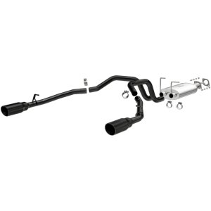 Ram 1500 Performance Exhaust - Dual Split Rear Exit - Magnaflow - Street Series Cat-Back - Black Coated - `19-`24